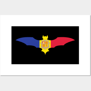 Andorran Bat Flag Posters and Art